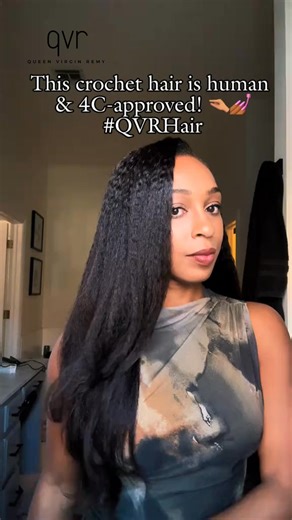 Finally find a hair that matches my 4c natural hair perfectly 🥳 QVR seamless crochet hair is so easy and quick to install 👍🏽✨ Good quality human hair worth to try ❤️ Grab the sale season chance to get it at lowest price 💰🏃🏾‍♀️🏃🏾‍♀️ 💕 Hair info: 5 Packs 18'' Kinky Straight feather crochet hair 💕 Hair model @featuredbyjas | QVR_hair