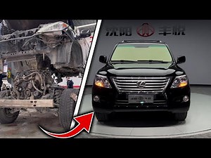 Restoring a Totally Wrecked Lexus 570 – The Result Will Shock Everyone!