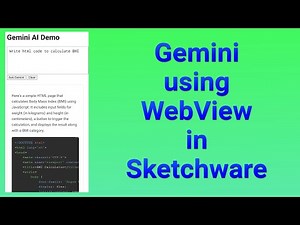 Using Gemini API in WebView