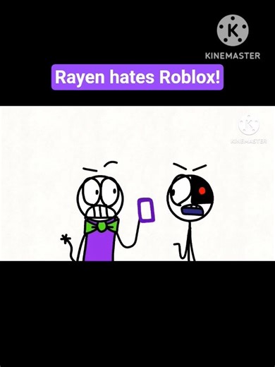 rayen hates roblox! #roblox #animation #cartoon #shorts