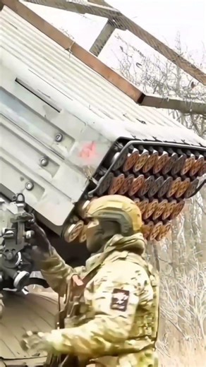 Russian officials recently showcased the prowess of the Russian-made "Grad MLRS" rocket launcher.