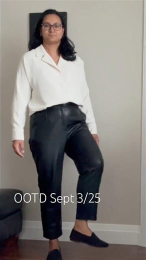 Leather Pants Outfit Idea- Fall Outfit Idea- #ootd #ootdguide #outfitideas