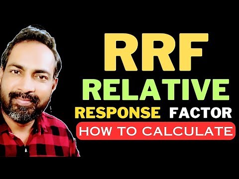 Relative Response Factor (RRF) | relative response factor in hplc