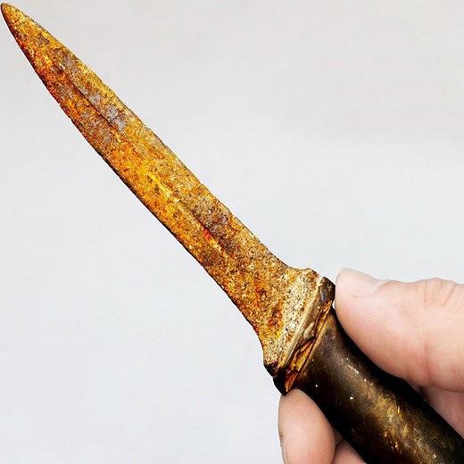 290K views · 4K reactions | Old Rusty Dagger Restoration | DIY & Crafts USA | Facebook