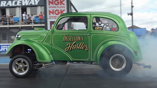 There's just something about an old school gasser, The TinselTown Hustler Anglia is a really neat build running an EDA Small Block. Here's some clips I caught of it this year with Tom Margesson behind the wheel running in Gasser Circus, the car finished the season with a PB of 10.37 and has now been sold on to new owners. | Mk1Kieran