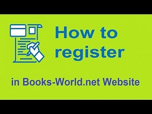 كيفية التسجيل في موقع عالم الكتب - How to Register in Books-World.net Website