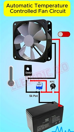 1.3K views | Temperature Based Fan Circuit 12V | Electric 2.0 | Facebook