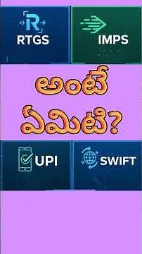 RTGS vs NEFT vs IMPS vs UPI vs SWIFT Explained Simply #shorts #financeshorts #financialeducation