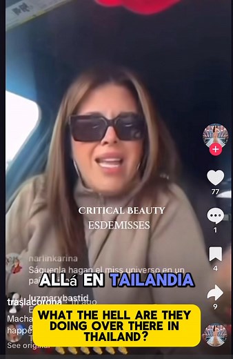 ALICIA MACHADO INSULTS NAWAT, CALLS THAILAND A “SHITTY COUNTRY”, DESCRIBES THE BEACHES IN PHUKET “EXTREMELY POLLUTED”, MOCKS THAI CUSTOMS AND LABELS ALL ASIANS AS “DIGITAL EXPERTS IN NONSENSE” Former Miss Universe Alicia Machado (1996) from Venezuela took to social media to express her anger towards Nawat Itsaragrisil, Vice-President of Miss Universe Asiana Division and National Director of Miss Universe Thailand, for insulting Miss Mexico Fatima Bosch during the press conference on November 4, 