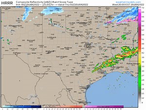 Big Changes coming to Texas over the next 48 hours! A strong cold front arrives tomorrow morning with falling temps throughout the day. Light snow develops in the Pandhandle. A shortwave moves over Central Texas bringing some light snow in West Texas and freezing rain/sleet in Central Texas. This sets up over Austin and the San Antonio area overnight Thursday night. | POW Ponder on Weather