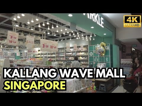 Kallang Wave Mall INSIDE TOUR ~ Singapore Walking Tours [4K]