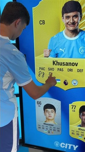 Khusanov tells us what his FC27 rating should be! 🤩 ✍️ #manchestercity #mancity #fc27