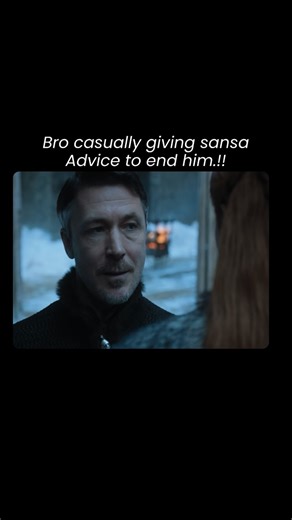 THEFILMSIEST on Instagram: "Petyr Baelish, also known as “Littlefinger,” gave Sansa Stark several key pieces of cynical advice on survival and manipulation in the world of Westeros. His most notable counsel centered on self-preservation and mastering the “game of thrones”. His philosophy for survival, suggesting she consider all possibilities and assume negative motivations to protect herself, is encapsulated in the line, “Everyone is your enemy, everyone is your friend. Every possible series of