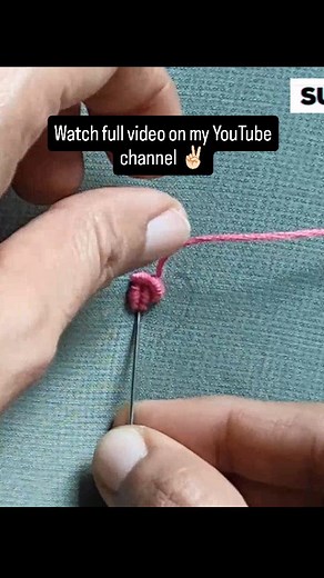 stitch ‘n style by sukh🌻 | Watch full video on my YouTube channel @- stitch n style by sukh Bullian rose embroidery tutorial ✌🏻 follow for more @__stitch.n.style__... | Instagram