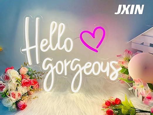 Hello Gorgeous Neon Sign