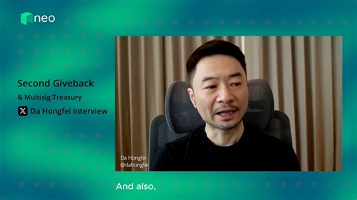 2017: NEO gave back to ICO investors. Now @dahongfei is going further."We still have over $200M in Bitcoin and stablecoins. We're going to decentralize the management, make it transparent, make it multisig. That's the direction I want to go."$200M+ treasury moving to multisig and full transparency.