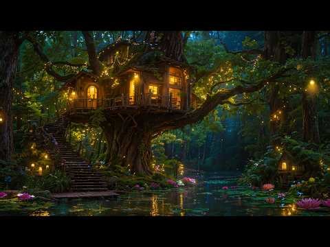 Magical Fairy Treehouse – Music & Ambience | Mystical Forest Ambience for Deep Focus