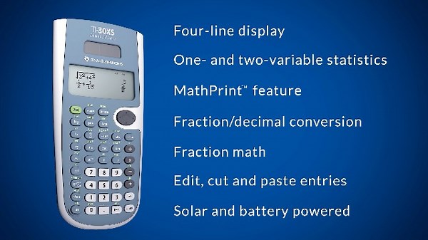 Watch Texas Instruments TI-30XS MultiView Scientific Calculator on Amazon Live