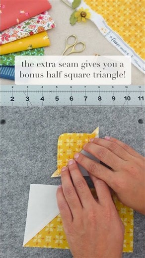 Make the most of every bit of fabric #sewingtips #flyinggeese #nowaste