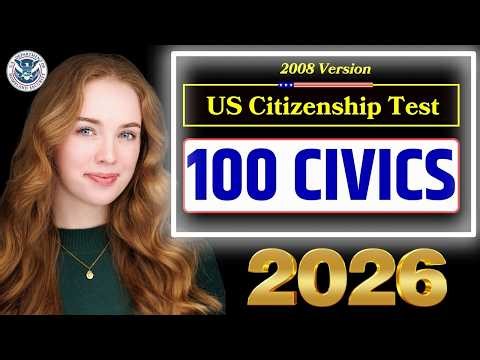 2026, RANDOM 100 civics questions and answers - U.S. citizenship interview I N400 Interview #n400