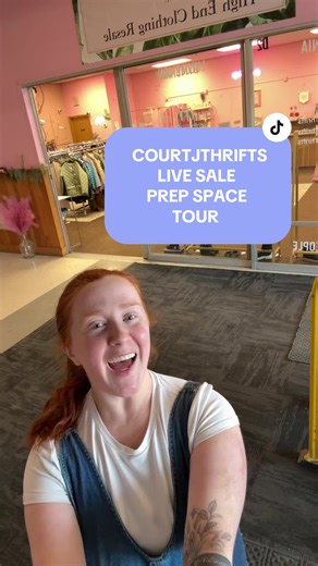 Behind the Scenes of My Live Sale Prep Space