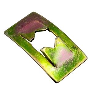 [Hot Item] Spring Steel Rectangular Push Nut Flat Speed Nut for Tapping Screws