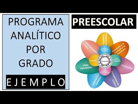 PROGRAMA ANALÍTICO PREESCOLAR EJEMPLO