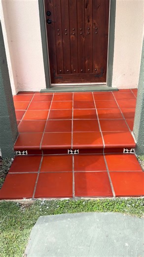 Exterior Satillo Patio Tile Installation Completed ☑️ #patio #satillo #exterior #inspiration #remodel