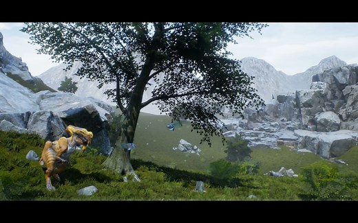 UE4地编教程 场景搭建速攻 山地地形 Mountain Landscape