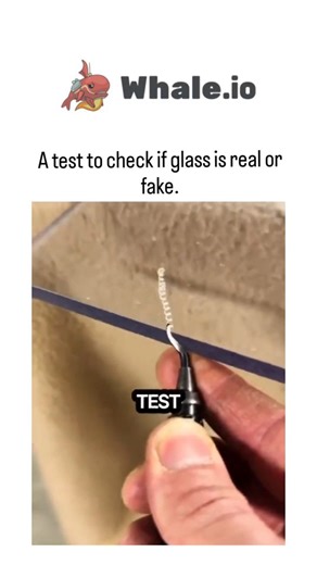TrendTok Hub on Instagram: "The video illustrates a popular hack for distinguishing real glass from acrylic fakes: marking the edge and scraping with a blade yields a peeling strip from plastics due to their polymeric structure, while genuine glass chips from its brittle nature. Originating in late 2024 social media trends, this test lacks peer-reviewed validation but aligns with basic materials science, warning against use on valuables to avoid unintended damage. Posted by a casual video curato