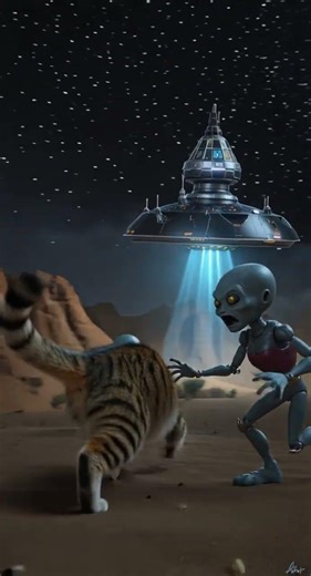 Mars Needs Cats! When Aliens Try to Abduct a Cat - FAFO