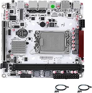 Q670 8bay NAS MINI ITX Motherboard Upgraded Version,LGA1700 Supports intell12-14 Gen Processors,DDR5,Dual 4k Displays,5X USB3/2,8 SATA3.0 Ports, I226LM 2.5G with vPro (Q670+2xSFF-8643)