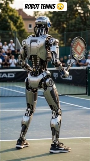 Robots Play Tennis Like Humans 😳🎾 #shorts