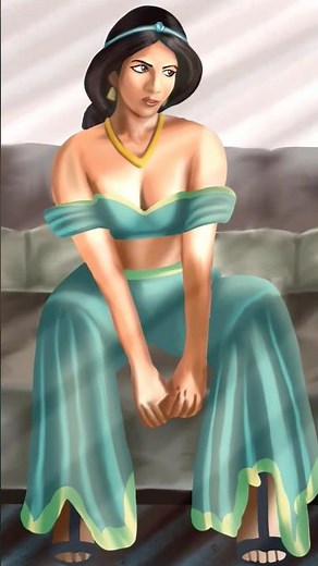 How to draw Princess Jasmine #Princess #digitalpainting #art