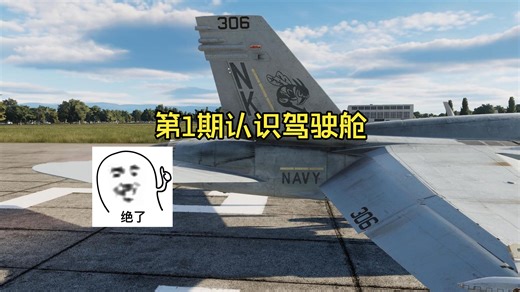dcs world F18的快速教学 第1期 认识驾驶舱