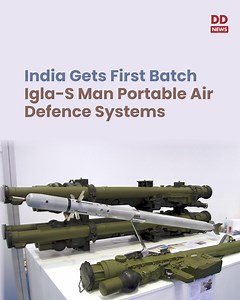 3K views · 86 reactions | The Indian Army has received the first batch of 24 Russia-made Igla-S Man Portable Air Defence Systems (MANPADS) and 100 missiles as part of a larger deal that includes domestic production in India. #indianarmy #russian #airforce #defence #missile | DDNewsLive | Facebook