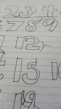 Sesame Street - 1-20 number elimination (paper version) /w sound effects