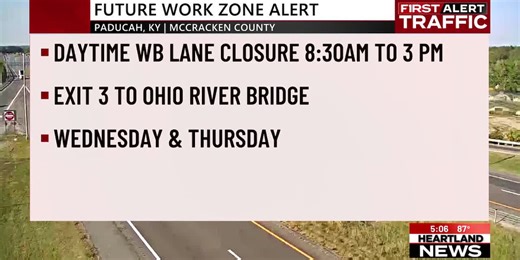 First Alert Traffic Update at 5pm on 9/29