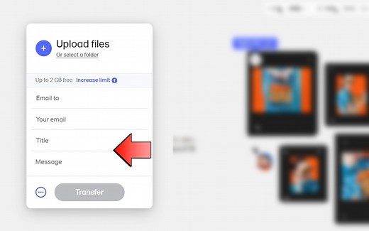 wetransfer使用方法