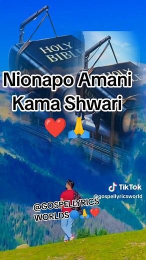 Explore 'Nionapo Amani Kama Shwari' Gospel Lyrics