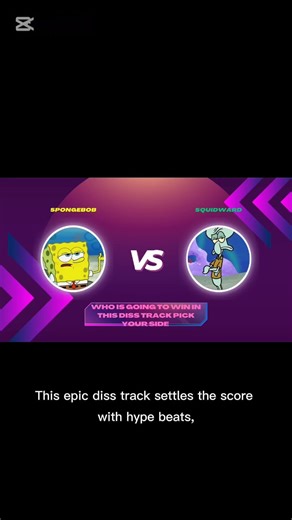 SpongeBob VS Squidward – Epic Diss Track 🎶🔥 #SpongeBob #Squidward #DissTrack #Shorts