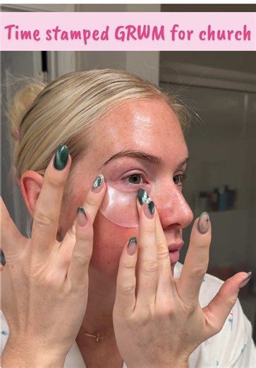 Happy Sunday!!! Today’s message at church was so good🩵 Standing on God’s promises. You can trust Him with it all! Love y’all so much🥰 & my perfume obsession rn is @Dolce&Gabbana My Devotion 🙌🏻 Alarm clock @Hatch for Sleep Pjs are @Old Navy Eye patches @Patchology Hair clip @TELETIES Skincare @Youth To The People @AquaphorUS Coat @Beginning Boutique Jeans @Levi’s Shoes @Nike Journal @Florence By Mills Fashion Best coffee creamer ever @Chobani #GRWMforchurch #Sundayvlog #morningvlog #GRWM #Chu