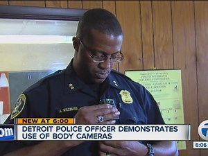 Detroit Police Department using body cameras at two precincts