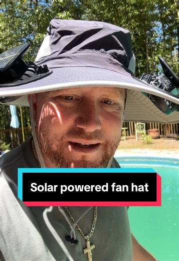 Stay Cool with the Solar Powered Fan Hat
