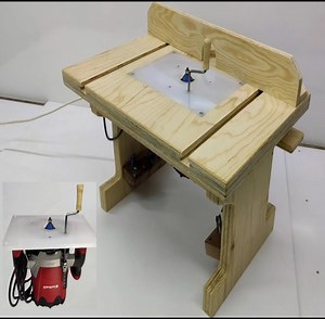 Mini Router Lift Table Very easy | Woodworking Tools