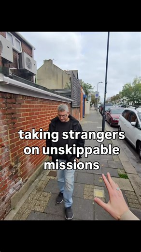 lucky on Instagram: "taking strangers on unskippable missions #fyp"