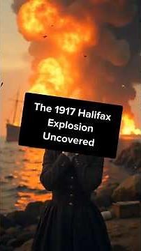 The 1917 Halifax Explosion Uncovered #history #facts