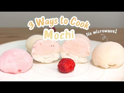 How to make mochi without microwave? 不用微波爐做糯米糍/麻糬
