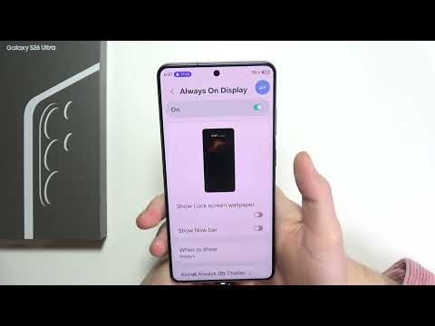 Samsung S26 Ultra: How to Remove Now Bar from Always On Display