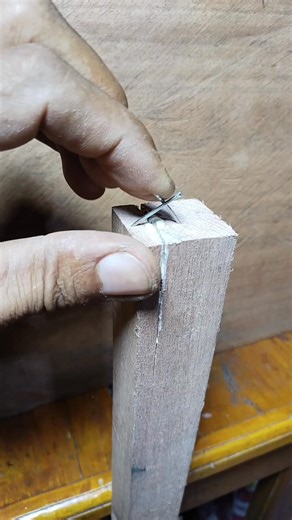 GENIUS TIP! The Ultimate Woodworking HACK: Clamp Cracked Wood with ONLY Staples and Glue #woodworkingtips #woodworkinghacks #diyclamps #fixcrackedwood #staplestitching #woodglue #cheaptools | Arif Doank
